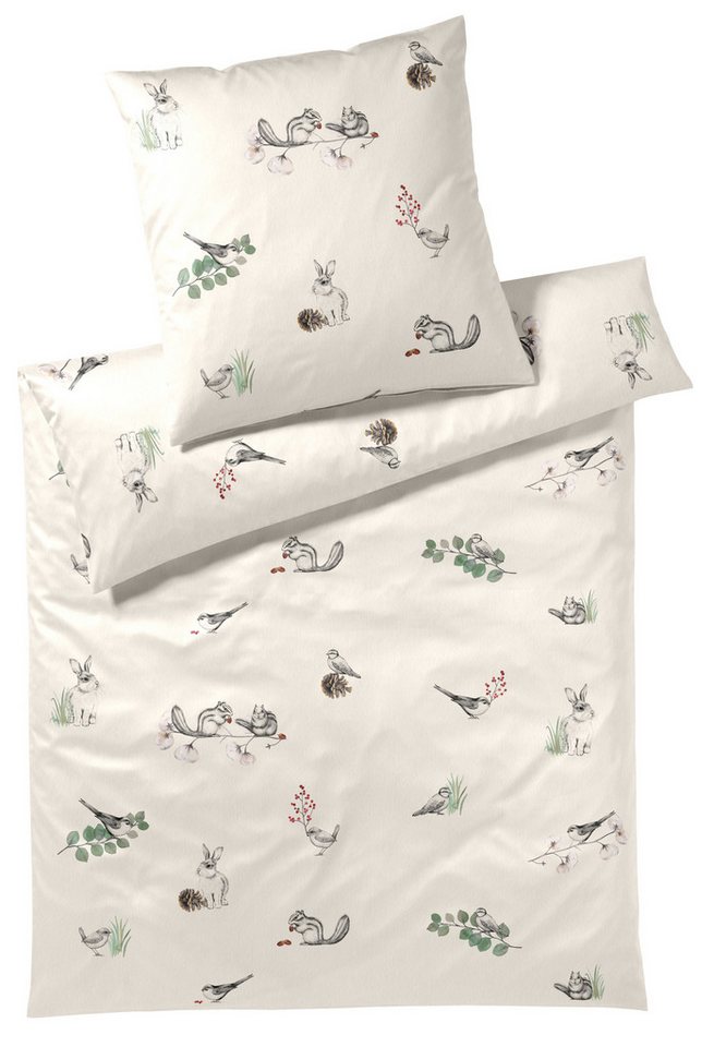 Elegante Bettwäsche Sketch, Mako-Satin, 2 teilig, angenehmes Hautgefühl Elegante Bettwäsche Sketch, Mako-Satin, 2 teilig, angenehmes Hautgefühl von Elegante