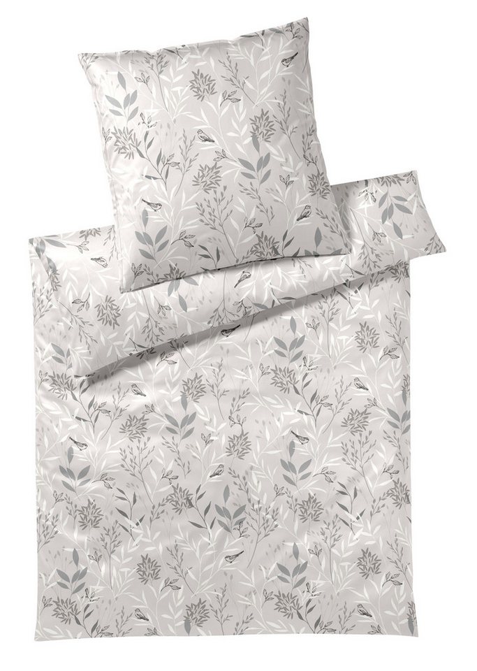 Elegante Bettwäsche Sketch Allover, Mako-Satin, 2 teilig, angenehmes Hautgefühl Elegante Bettwäsche Sketch Allover, Mako-Satin, 2 teilig, angenehmes Hautgefühl von Elegante