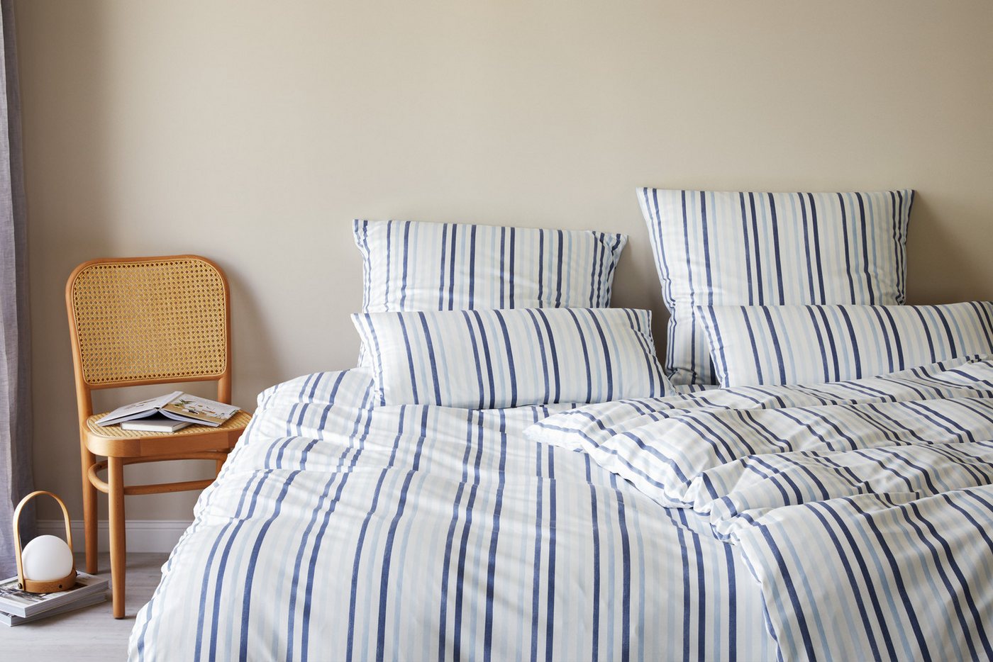 Elegante Bettwäsche Waterstripe, Interlock-Jersey, 2 teilig, angenehmes Hautgefühl Elegante Bettwäsche Waterstripe, Interlock-Jersey, 2 teilig, angenehmes Hautgefühl von Elegante