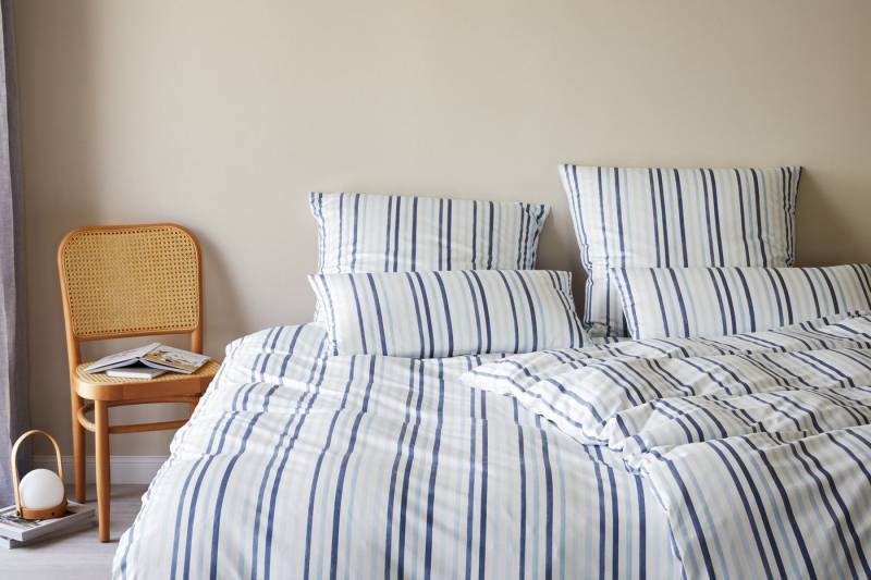 Elegante Bettwäsche Waterstripe, Interlock-Jersey, 2 teilig, angenehmes Hautgefühl Elegante Bettwäsche Waterstripe, Interlock-Jersey, 2 teilig, angenehmes Hautgefühl von Elegante