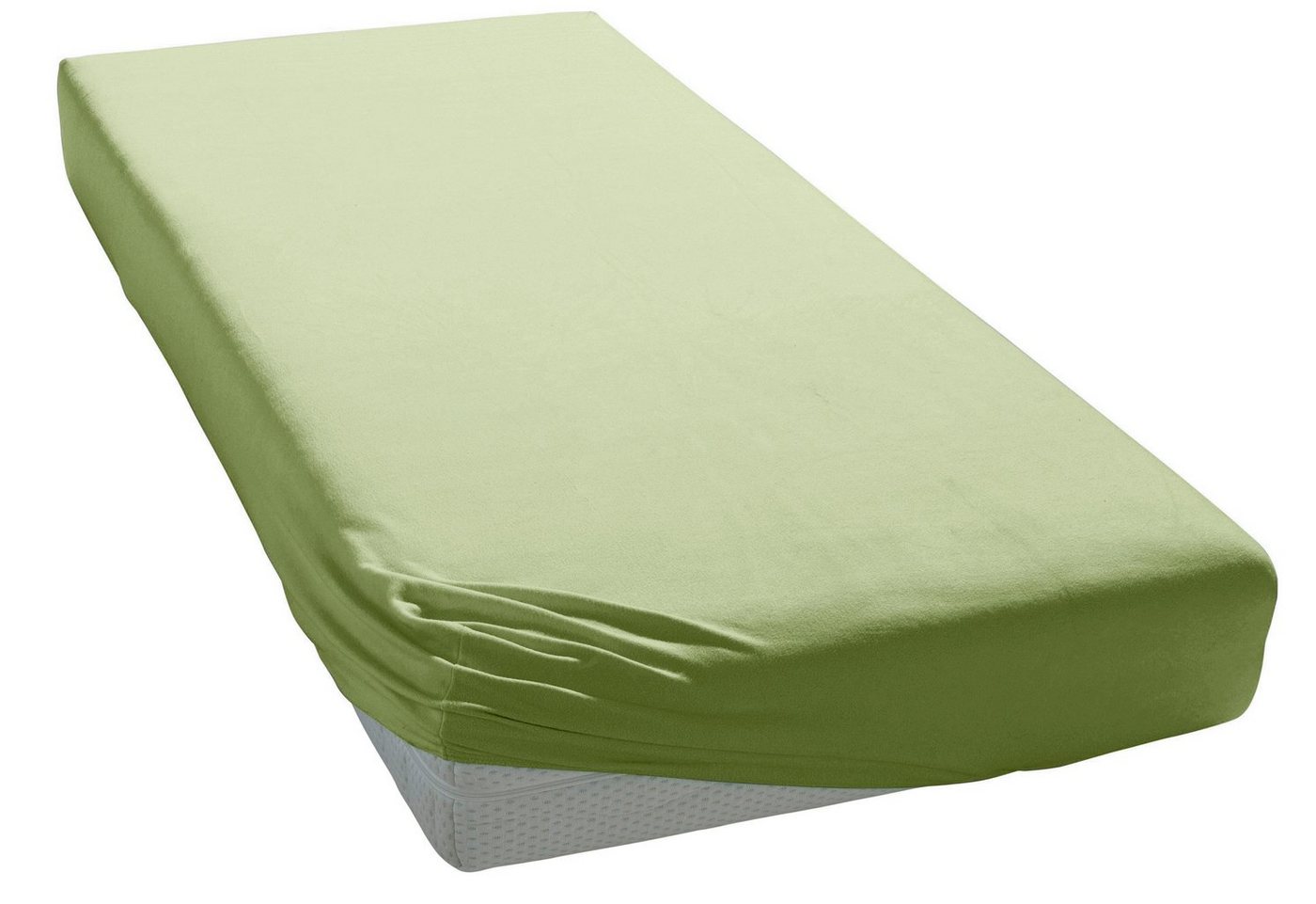 Elegante Spannbettlaken Mako-Jersey, Mako-Jersey, Gummizug: rundum, (1 Stück), in hochwertiger Qualität mit Elasthan-Anteil von Elegante