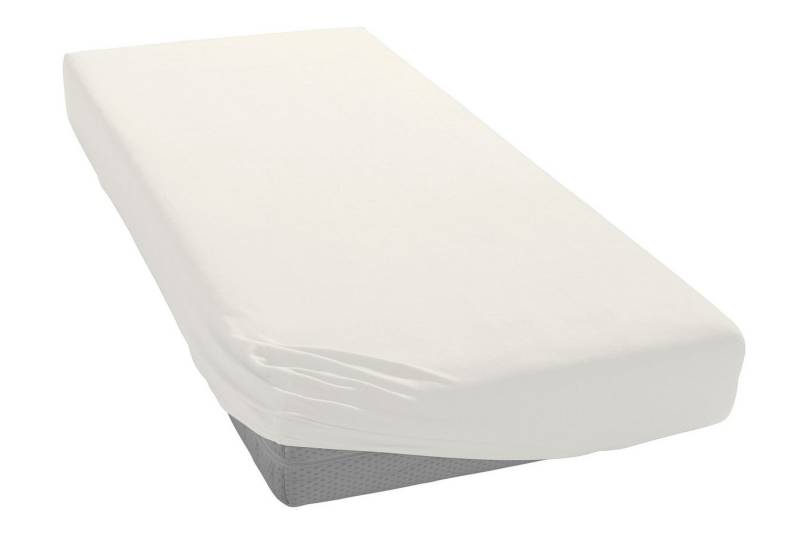 Elegante Spannbettlaken Mako-Jersey, Mako-Jersey, Gummizug: rundum, (1 Stück), in hochwertiger Qualität mit Elasthan-Anteil von Elegante