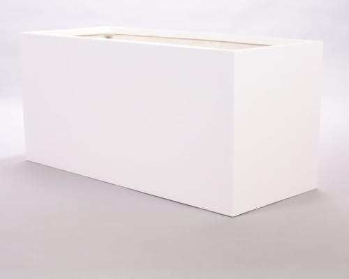 Elegant Einrichten Pflanztrog, Pflanzkübel Fiberglas als Raumteiler 120x50x55cm Perlmutt weiß. Elegant Einrichten Pflanztrog, Pflanzkübel Fiberglas als Raumteiler 120x50x55cm Perlmutt weiß. von Elegant Einrichten