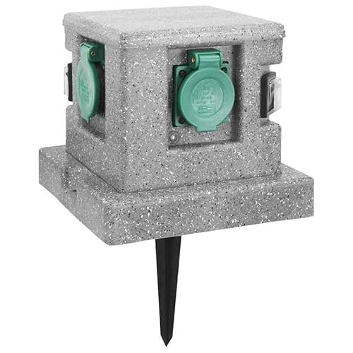 Außensteckdose mit Dämmerungssensor – Wetterfeste Gartensteckdose aus Kunststoff für Außenbereich, Automatische Lichtsteuerung bei Dunkelheit, Ideal für Garten, Terrasse und Balkon Außensteckdose mit Dämmerungssensor – Wetterfeste Gartensteckdose aus Kunststoff für Außenbereich, Automatische Lichtsteuerung bei Dunkelheit, Ideal für Garten, Terrasse und Balkon von Eleganz