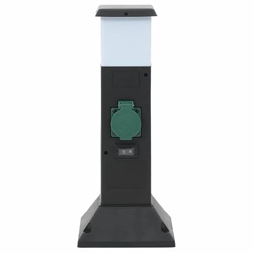 Außensteckdose mit Lampe und Erdspieß 2-fach 16x16x39,5cm - Wasserdichte Steckdose für Garten, Terrasse und Outdoor-Bereiche - Robust und Wetterfest Außensteckdose mit Lampe und Erdspieß 2-fach 16x16x39,5cm - Wasserdichte Steckdose für Garten, Terrasse und Outdoor-Bereiche - Robust und Wetterfest von Eleganz