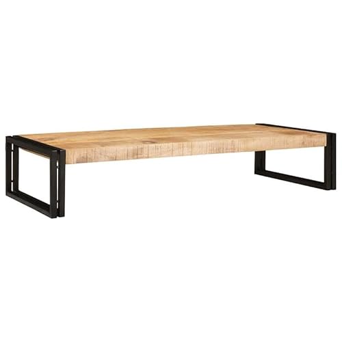 Badezimmer Regal aus Massivholz Mango und Eisen - 120 x 50 x 23 cm - Stilvolles und Robustes Regal für Badmöbel-Sets - Platzsparend und langlebig Badezimmer Regal aus Massivholz Mango und Eisen - 120 x 50 x 23 cm - Stilvolles und Robustes Regal für Badmöbel-Sets - Platzsparend und langlebig von Eleganz