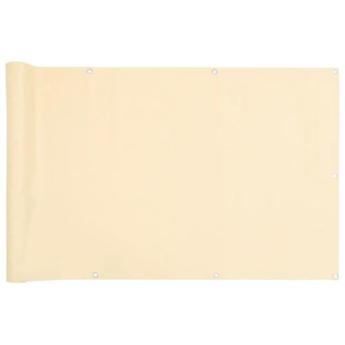 Balkon-Sichtschutz PVC 700x75 cm – Sichtschutz für Terrasse & Garten – Windschutz, robust & langlebig – Einfache Montage – Privatsphäre & Schutz vor Blicken von Eleganz