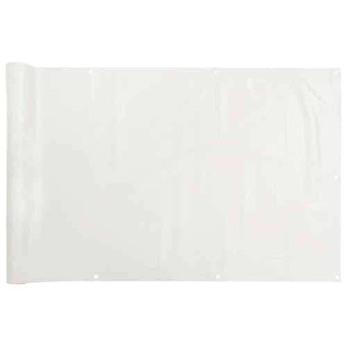 Balkon-Sichtschutz Weiß 300x75 cm PVC - Premium Sichtschutz für Balkon & Terrasse, witterungsbeständig & leicht zu installieren - Privacy Lösung für Garten & Outdoor Balkon-Sichtschutz Weiß 300x75 cm PVC - Premium Sichtschutz für Balkon & Terrasse, witterungsbeständig & leicht zu installieren - Privacy Lösung für Garten & Outdoor von Eleganz