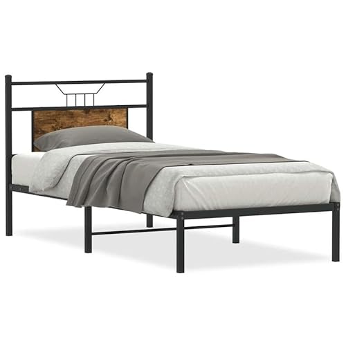 Bettgestell Räuchereiche 90x190 cm | Massivholz-Bettrahmen für Schlafzimmer | Stabile & langlebige Holzwerkstoff-Konstruktion | Einfache Montage | Modernes Design Bettgestell Räuchereiche 90x190 cm | Massivholz-Bettrahmen für Schlafzimmer | Stabile & langlebige Holzwerkstoff-Konstruktion | Einfache Montage | Modernes Design von Eleganz