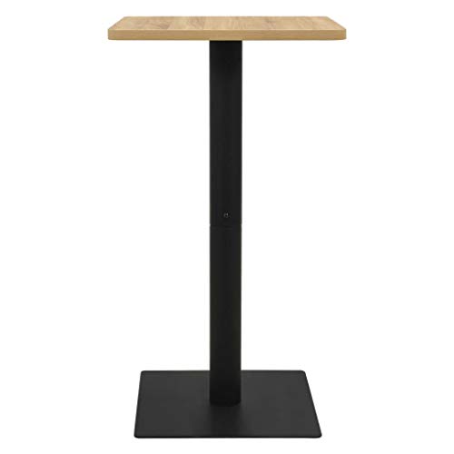 Bistrotisch Eichefarben 50x50x107 cm - Melamin-Spanplatte & Stahl - Perfekt für kleine Räume und Balkone - Langlebig & pflegeleicht Bistrotisch Eichefarben 50x50x107 cm - Melamin-Spanplatte & Stahl - Perfekt für kleine Räume und Balkone - Langlebig & pflegeleicht von Eleganz