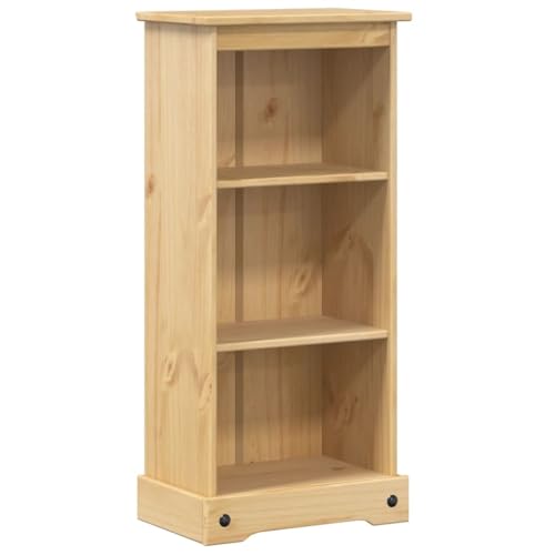 Bücherregal Corona 46x29x100 cm aus massivem Kiefernholz mit Honigwachs-Finish - Langlebiges Regalsystem für Wohnzimmer, Büro oder Kinderzimmer - Natürliches Design für stilvolle Raumgestaltung Bücherregal Corona 46x29x100 cm aus massivem Kiefernholz mit Honigwachs-Finish - Langlebiges Regalsystem für Wohnzimmer, Büro oder Kinderzimmer - Natürliches Design für stilvolle Raumgestaltung von Eleganz