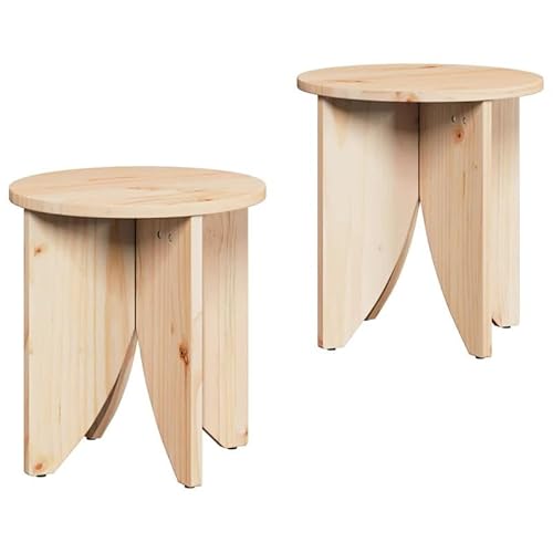 Couchtisch 2er Set aus Massivholz Kiefer - Natur 41,5 x 41,5 x 44 cm - Wohnzimmertisch für gemütliche Abende - Robust & langlebig Couchtisch 2er Set aus Massivholz Kiefer - Natur 41,5 x 41,5 x 44 cm - Wohnzimmertisch für gemütliche Abende - Robust & langlebig von Eleganz