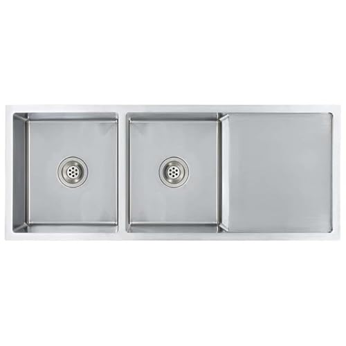 Edelstahl Spüle Handgefertigt - Hochwertige Küchenspüle mit gebürsteter Oberfläche, langlebig & pflegeleicht für moderne Küchen Edelstahl Spüle Handgefertigt - Hochwertige Küchenspüle mit gebürsteter Oberfläche, langlebig & pflegeleicht für moderne Küchen von Eleganz