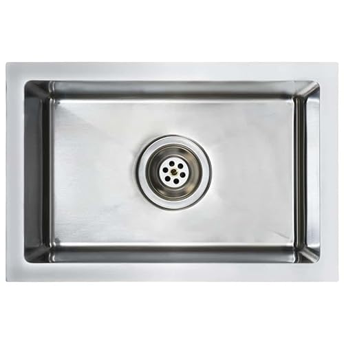 Edelstahl Spüle Handgefertigt - Hochwertige Küchenspüle mit gebürsteter Oberfläche für moderne Küchen, langlebig & pflegeleicht Edelstahl Spüle Handgefertigt - Hochwertige Küchenspüle mit gebürsteter Oberfläche für moderne Küchen, langlebig & pflegeleicht von Eleganz