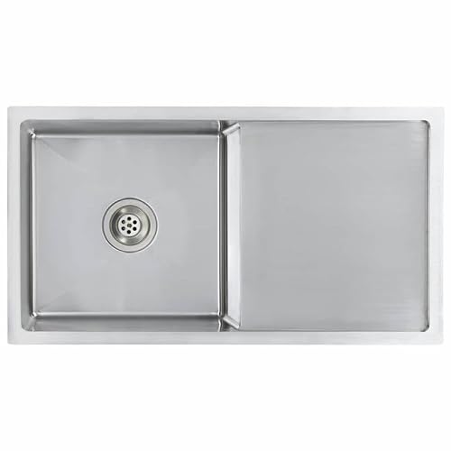Edelstahl Spüle Handgefertigt - Küchenspüle mit gebürsteter Oberfläche, Langlebig & Stylisch für Moderne Küchen Edelstahl Spüle Handgefertigt - Küchenspüle mit gebürsteter Oberfläche, Langlebig & Stylisch für Moderne Küchen von Eleganz