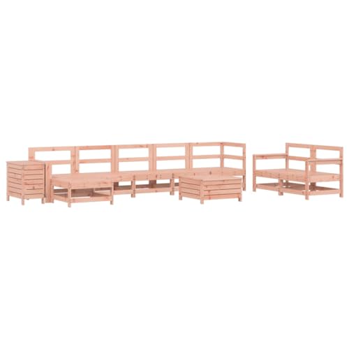 Eleganz 10-TLG. Garten-Sofagarnitur aus Massivholz Douglasie – langlebige Outdoor-Möbel für Terrasse und Garten, wetterfest und pflegeleicht von Eleganz