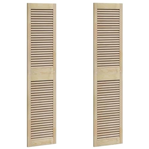Eleganz 2 Schranktüren aus Massivholz Kiefer 170 x 39.5 x 2.1 cm - Braun - Wohnzimmermöbel-Sets - Langlebig & Naturbelassen Eleganz 2 Schranktüren aus Massivholz Kiefer 170 x 39.5 x 2.1 cm - Braun - Wohnzimmermöbel-Sets - Langlebig & Naturbelassen von Eleganz