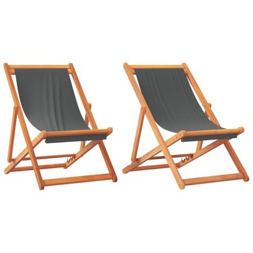 Eleganz 2er Set Strandstühle Klappbar aus Massivem Eukalyptusholz mit Öl-Finish & 100% Polyester Stoff - Perfekt für Garten, Terrasse & Strand - Leicht & Langlebig Eleganz 2er Set Strandstühle Klappbar aus Massivem Eukalyptusholz mit Öl-Finish & 100% Polyester Stoff - Perfekt für Garten, Terrasse & Strand - Leicht & Langlebig von Eleganz