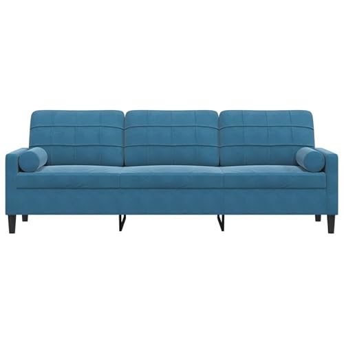 Eleganz 3-Sitzer Sofa Futon Samt Blau 210 cm mit Zierkissen – Bequemes Wohnzimmer-Sofa für kleine Räume, langlebig & pflegeleicht Eleganz 3-Sitzer Sofa Futon Samt Blau 210 cm mit Zierkissen – Bequemes Wohnzimmer-Sofa für kleine Räume, langlebig & pflegeleicht von Eleganz