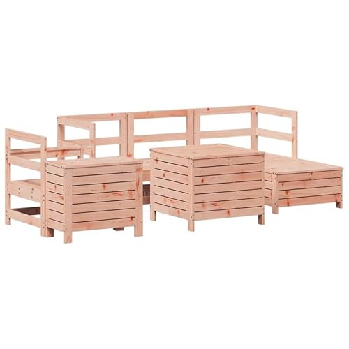 Eleganz 7-TLG. Garten-Sofagarnitur aus massivem Douglasienholz – Natürlich & langlebig – Perfekt für Terrasse & Garten – Unbehandelt & umweltfreundlich Eleganz 7-TLG. Garten-Sofagarnitur aus massivem Douglasienholz – Natürlich & langlebig – Perfekt für Terrasse & Garten – Unbehandelt & umweltfreundlich von Eleganz