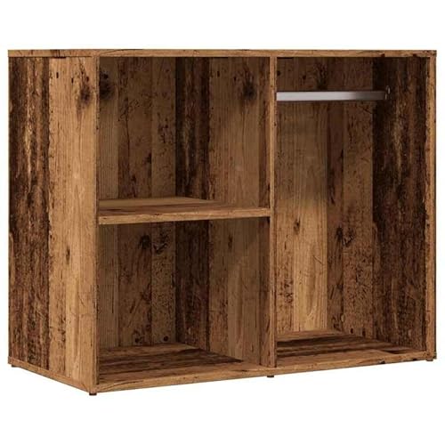 Eleganz Ankleideschrank Altholz 80x40x65 cm - Wohnzimmermöbel-Sets aus Holzwerkstoff, stilvoll & stabil für kleine Räume, rustikales Design von Eleganz