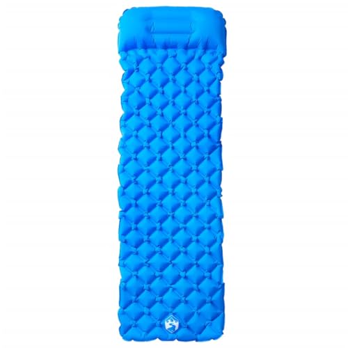 Eleganz Aufblasbare Isomatte mit Kissen Blau – Ultraleicht & kompakt für Camping & Wandern – 40D Nylon mit TPU-Beschichtung – Perfekt für Outdoor-Abenteuer Eleganz Aufblasbare Isomatte mit Kissen Blau – Ultraleicht & kompakt für Camping & Wandern – 40D Nylon mit TPU-Beschichtung – Perfekt für Outdoor-Abenteuer von Eleganz