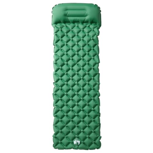 Eleganz Aufblasbare Isomatte mit Kissen Grün - 40D Nylon mit TPU-Beschichtung - Leicht & Kompakt für Camping & Wandern - Perfekt für Outdoor-Abenteurer Eleganz Aufblasbare Isomatte mit Kissen Grün - 40D Nylon mit TPU-Beschichtung - Leicht & Kompakt für Camping & Wandern - Perfekt für Outdoor-Abenteurer von Eleganz