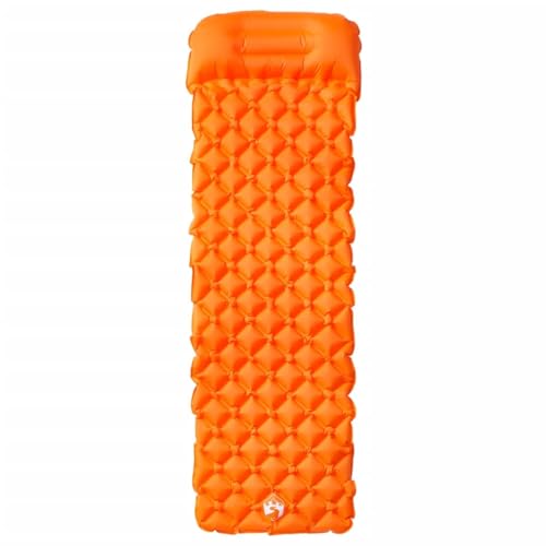 Eleganz Aufblasbare Isomatte mit Kissen Orange - Leicht & Kompakt für Camping & Wandern - 40D Nylon mit TPU-Beschichtung - Perfekt für Outdoor-Abenteuer Eleganz Aufblasbare Isomatte mit Kissen Orange - Leicht & Kompakt für Camping & Wandern - 40D Nylon mit TPU-Beschichtung - Perfekt für Outdoor-Abenteuer von Eleganz