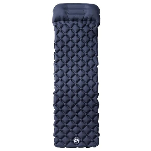 Eleganz Aufblasbare Isomatte mit Kissen für Camping & Wandern - Leicht, Kompakt & Wasserdicht - Perfekt für Outdoor-Abenteuer - Grau Eleganz Aufblasbare Isomatte mit Kissen für Camping & Wandern - Leicht, Kompakt & Wasserdicht - Perfekt für Outdoor-Abenteuer - Grau von Eleganz
