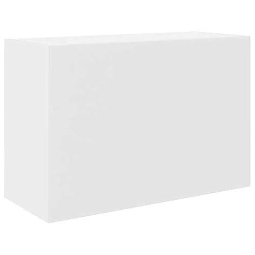 Eleganz Bad-Wandschrank Weiß 60x25x40 cm | Badezimmermöbel aus Holzwerkstoff | Platzsparend & Stilvoll für Kleine Bäder | Moderner Aufbewahrungsschrank für Handtücher & Pflegeprodukte von Eleganz