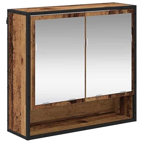 Eleganz Badezimmerschrank Altholz 65x20x60cm - Holzwerkstoff Spiegelkabinett mit Stauraum, stilvolles Möbel-Set für Bad & Gäste-WC, platzsparend & langlebig Eleganz Badezimmerschrank Altholz 65x20x60cm - Holzwerkstoff Spiegelkabinett mit Stauraum, stilvolles Möbel-Set für Bad & Gäste-WC, platzsparend & langlebig von Eleganz