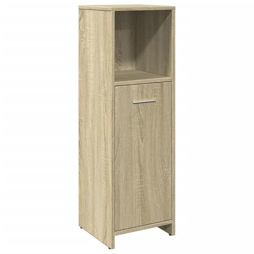 Eleganz Badezimmerschrank aus Holzwerkstoff Sonoma-Eiche 30x30x95 cm - Stilvolles Möbel-Set für Bad, Schlafzimmer & Gäste-WC - Platzsparend & Langlebig Eleganz Badezimmerschrank aus Holzwerkstoff Sonoma-Eiche 30x30x95 cm - Stilvolles Möbel-Set für Bad, Schlafzimmer & Gäste-WC - Platzsparend & Langlebig von Eleganz