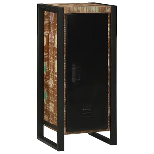 Eleganz Badezimmerschrank aus Massivholz Altholz - 40 x 35 x 90 cm - Rustikaler Badschrank für Stilvolles Badezimmer - Langlebig & Nachhaltig von Eleganz