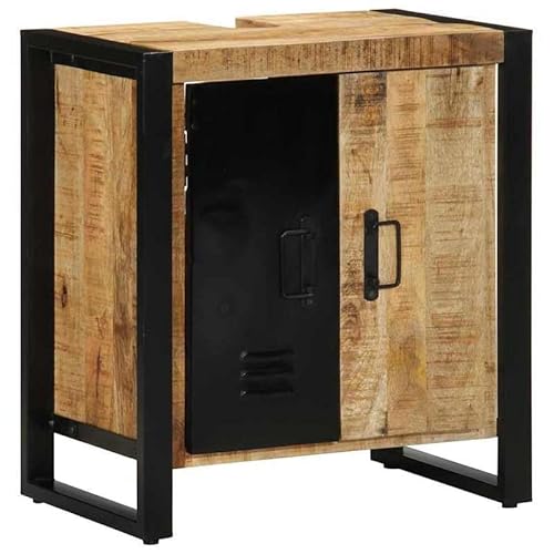 Eleganz Badezimmerschrank aus Massivholz Mango - 55 x 35 x 60 cm - Stilvoll & Langlebig für Badmöbel-Sets - Platzsparend & Natürlich Eleganz Badezimmerschrank aus Massivholz Mango - 55 x 35 x 60 cm - Stilvoll & Langlebig für Badmöbel-Sets - Platzsparend & Natürlich von Eleganz
