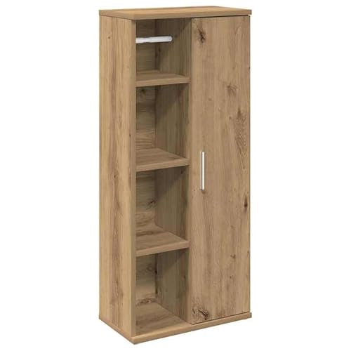 Eleganz Badezimmerschrank mit Rollenhalter Artisan-Eiche 39x22x90 cm - Holzwerkstoff, platzsparend & stabil - Ideal für kleine Bäder - Modernes Design mit praktischem Stauraum Eleganz Badezimmerschrank mit Rollenhalter Artisan-Eiche 39x22x90 cm - Holzwerkstoff, platzsparend & stabil - Ideal für kleine Bäder - Modernes Design mit praktischem Stauraum von Eleganz