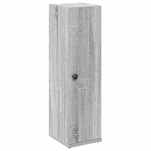 Eleganz Badezimmerschrank mit Rollenhalter Grau Sonoma 20,5x22x72 cm - Moderner Badschrank aus Holzwerkstoff, platzsparend & stabil für kleine Bäder von Eleganz