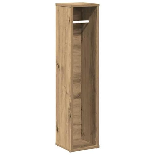 Eleganz Badezimmerschrank mit Rollenhalter aus Holzwerkstoff - Artisan Oak 20,5x20x90 cm - Stauraum Lösung für Handtücher & Pflegeprodukte - Modernes Badezimmermöbel Eleganz Badezimmerschrank mit Rollenhalter aus Holzwerkstoff - Artisan Oak 20,5x20x90 cm - Stauraum Lösung für Handtücher & Pflegeprodukte - Modernes Badezimmermöbel von Eleganz