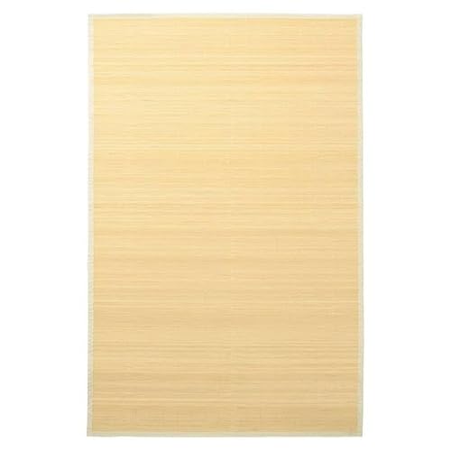 Eleganz Bambus Teppich 100 x 160 cm Natur - Ökologischer Bodenbelag mit PP-Saum für Wohnzimmer, Schlafzimmer | Nachhaltig & strapazierfähig | Ideal für Allergiker und Moderne Einrichtungen Eleganz Bambus Teppich 100 x 160 cm Natur - Ökologischer Bodenbelag mit PP-Saum für Wohnzimmer, Schlafzimmer | Nachhaltig & strapazierfähig | Ideal für Allergiker und Moderne Einrichtungen von Eleganz