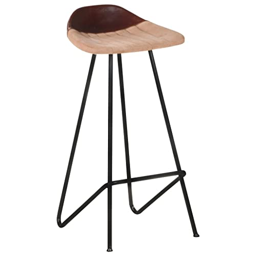 Eleganz Barhocker 2 Stück Braun Echtleder – Hochwertige Ottoman für Wohnzimmer & Küche, Langlebig & Bequem, Perfekt für Gastgeber & Stilbewusste Eleganz Barhocker 2 Stück Braun Echtleder – Hochwertige Ottoman für Wohnzimmer & Küche, Langlebig & Bequem, Perfekt für Gastgeber & Stilbewusste von Eleganz