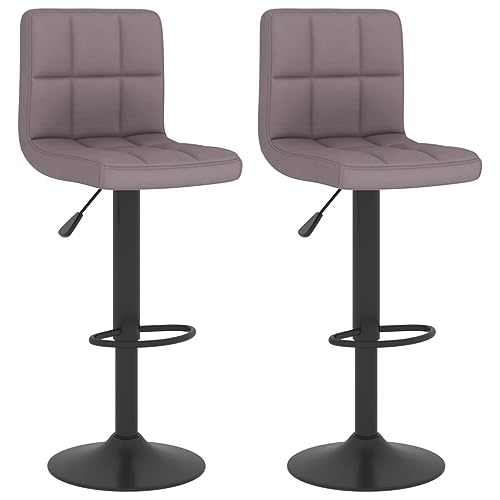 Eleganz Barhocker 2er Set Taupe Stoff - Hochwertige Ottomane für Wohnzimmer, Küche oder Bar - Bequem & Stilvoll - Platzsparende Lösung für kleine Räume Eleganz Barhocker 2er Set Taupe Stoff - Hochwertige Ottomane für Wohnzimmer, Küche oder Bar - Bequem & Stilvoll - Platzsparende Lösung für kleine Räume von Eleganz