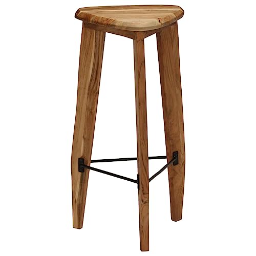 Eleganz Barhocker 2er Set aus Akazien-Massivholz - Hochwertige Küchenhocker & Barstühle für Küche, Wohnzimmer oder Garten - Langlebig & Stilvoll von Eleganz