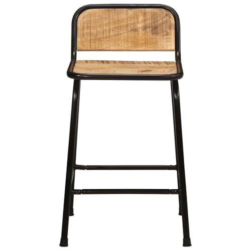 Eleganz Barhocker 2er Set aus massivem Mangoholz | Hochwertige & stabile Küchenhocker für Kücheninsel & Barbereich | Natürliche & langlebige Holzoptik | 46x35,5x70 cm Eleganz Barhocker 2er Set aus massivem Mangoholz | Hochwertige & stabile Küchenhocker für Kücheninsel & Barbereich | Natürliche & langlebige Holzoptik | 46x35,5x70 cm von Eleganz