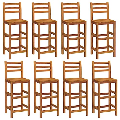 Eleganz Barhocker 8 STK. aus Akazien-Massivholz, mit Öl behandelt - Langlebige Gartensitzmöbel für Terrasse und Garten - Perfekt für Outdoor-Partys und gemütliche Abende Eleganz Barhocker 8 STK. aus Akazien-Massivholz, mit Öl behandelt - Langlebige Gartensitzmöbel für Terrasse und Garten - Perfekt für Outdoor-Partys und gemütliche Abende von Eleganz