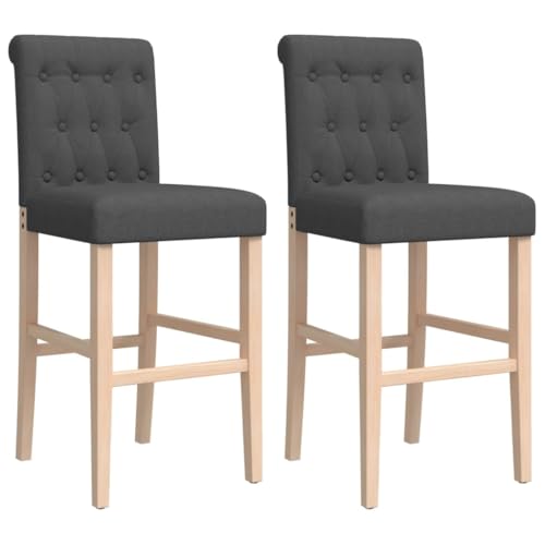 Eleganz Barstühle 2er Set aus Massivholz Gummibaum mit Stoffbezug – Stabile und Bequeme Hocker für Wohnzimmer, Küche oder Bar | Eco-Friendly & langlebig Eleganz Barstühle 2er Set aus Massivholz Gummibaum mit Stoffbezug – Stabile und Bequeme Hocker für Wohnzimmer, Küche oder Bar | Eco-Friendly & langlebig von Eleganz