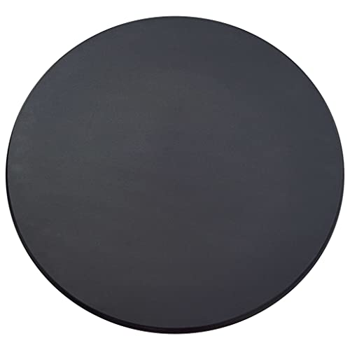 Eleganz Bartisch Schwarz 60×107,5 cm MDF mit PVC-Beschichtung & pulverbeschichtetem Metall - Moderner Tisch für Küche, Wohnzimmer oder Balkon - Langlebig & pflegeleicht von Eleganz