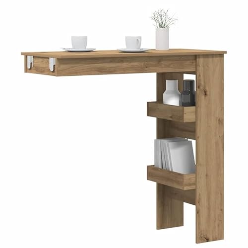 Eleganz Bartisch Wandtisch Artisan-Eiche 102x45x103,5 cm - Hochwertiger Holzwerkstoff, Platzsparend & Stilvoll für Balkon, Küche oder Wohnzimmer - Moderne Lösung für Kleine Räume Eleganz Bartisch Wandtisch Artisan-Eiche 102x45x103,5 cm - Hochwertiger Holzwerkstoff, Platzsparend & Stilvoll für Balkon, Küche oder Wohnzimmer - Moderne Lösung für Kleine Räume von Eleganz