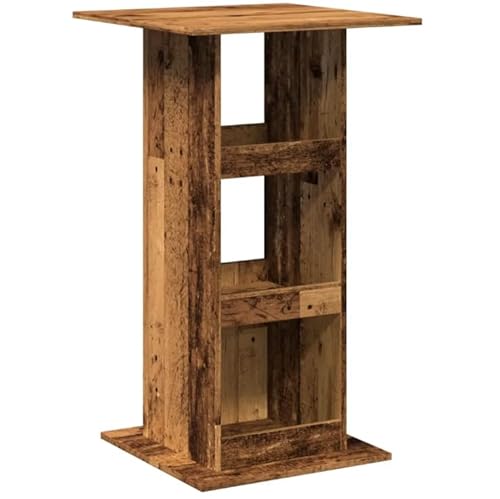 Eleganz Bartisch mit Ablagen Altholz-Optik 60x60x102 cm Holzwerkstoff - Stilvoller Tisch für Wohnzimmer oder Küche, robust & platzsparend Eleganz Bartisch mit Ablagen Altholz-Optik 60x60x102 cm Holzwerkstoff - Stilvoller Tisch für Wohnzimmer oder Küche, robust & platzsparend von Eleganz