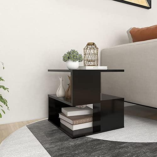 Eleganz Beistelltisch Schwarz 40x40x40 cm aus Holzwerkstoff - Moderner Side Table für Wohnzimmer, Schlafzimmer & Balkon - Langlebig & Stilvoll Eleganz Beistelltisch Schwarz 40x40x40 cm aus Holzwerkstoff - Moderner Side Table für Wohnzimmer, Schlafzimmer & Balkon - Langlebig & Stilvoll von Eleganz