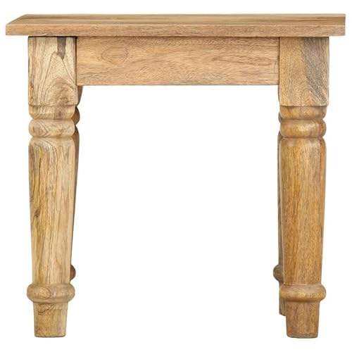 Eleganz Beistelltisch aus massivem Mangoholz mit natürlichem Finish - Wohnzimmer, Balkon oder Terrasse - Langlebig & nachhaltig - Stilvolles Design für kleine Räume Eleganz Beistelltisch aus massivem Mangoholz mit natürlichem Finish - Wohnzimmer, Balkon oder Terrasse - Langlebig & nachhaltig - Stilvolles Design für kleine Räume von Eleganz