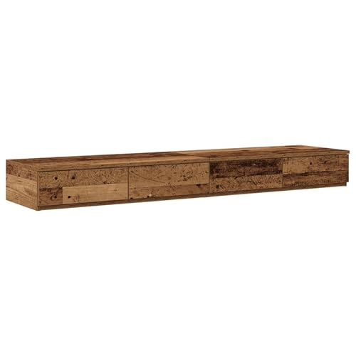 Eleganz Bett-Schubladen aus Alteiche 150x36,5x16,5 cm - Schubladen für Tische aus Naturholz, langlebig und stabil - Praktische Aufbewahrungslösung für Schlafzimmer und Wohnzimmer Eleganz Bett-Schubladen aus Alteiche 150x36,5x16,5 cm - Schubladen für Tische aus Naturholz, langlebig und stabil - Praktische Aufbewahrungslösung für Schlafzimmer und Wohnzimmer von Eleganz